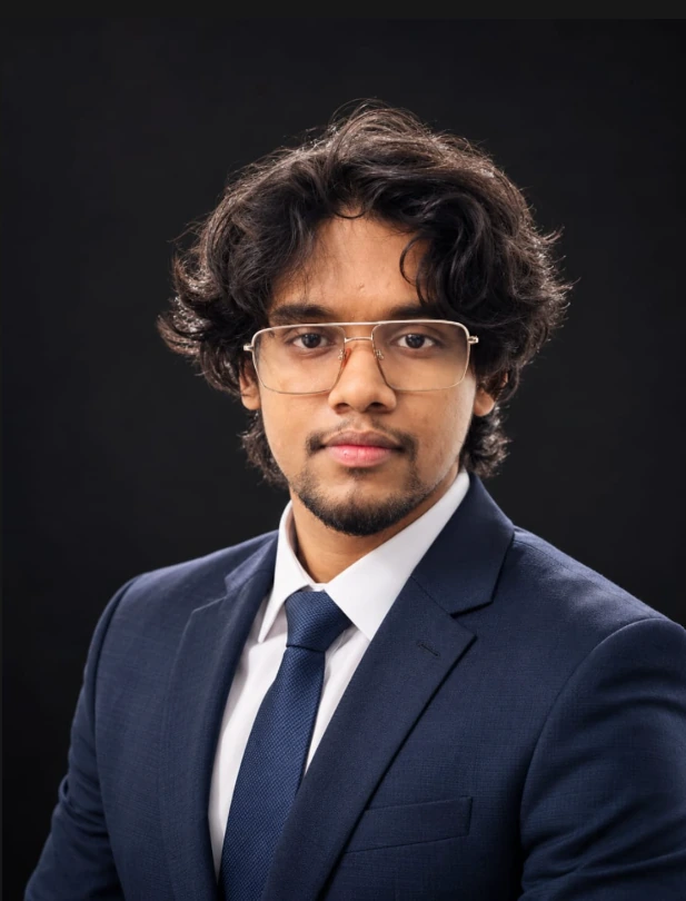 Portrait of Dibya Ranjan Mohanta.